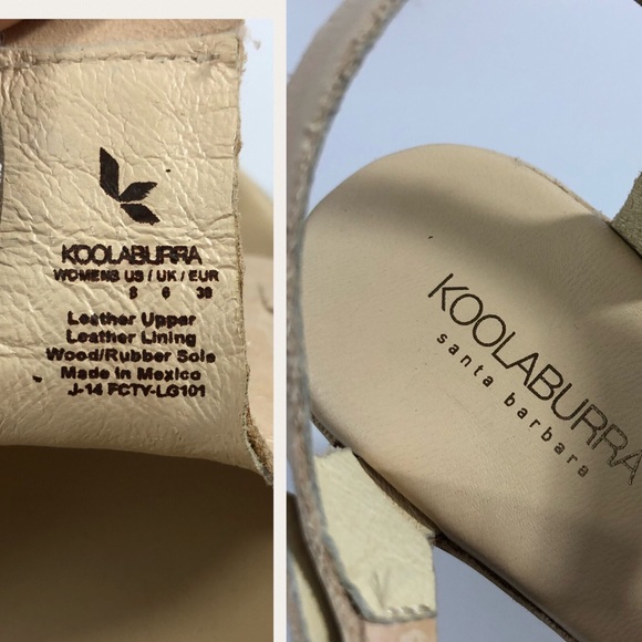 Kookaburra Willa Woven Leather Platform Sandal Ugg - Picture 8 of 8